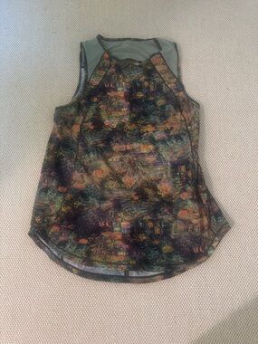 lululemon Sculpt Tank  Multicolor Printed slightly Racerback Tank
